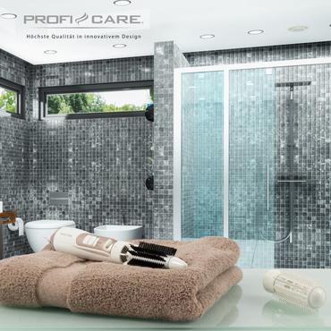 ProfiCare PC-HAS 3011 Varmluftsbørste Varm Champagne, Hvid 800 W