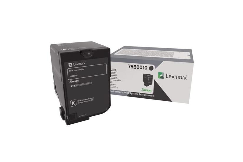 Lexmark - svart - original - tonerkassett