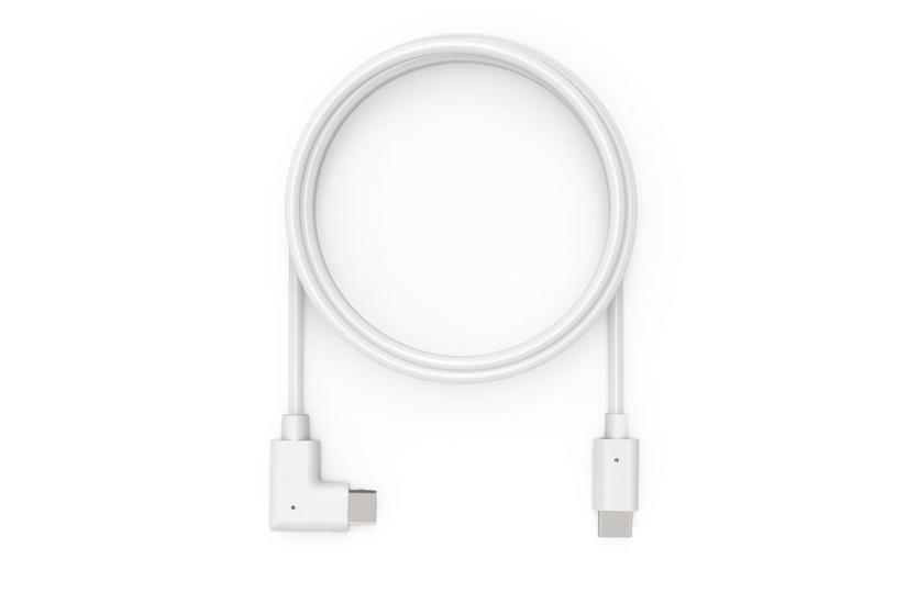 Compulocks 6ft Charge & Data USB-C to USB-C 90-Degree Cable Right Angle - USB typ C-kabel - 24 pin USB-C till 24 pin USB-C - 1.83 m