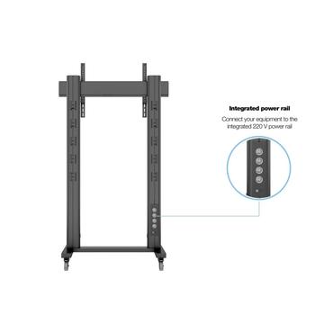 Multibrackets M Public Display Stand 210 Dual Pillar Multibrackets vagn - f&ouml;r platt panel - svart
