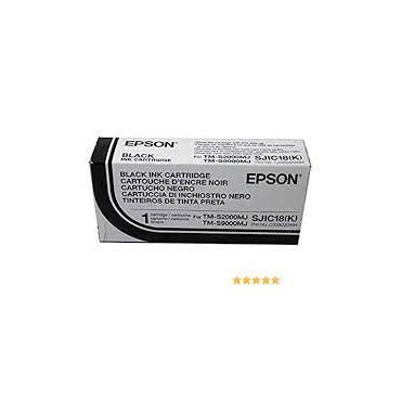 Epson SJIC18(K) - svart - original - bl&auml;ckpatron