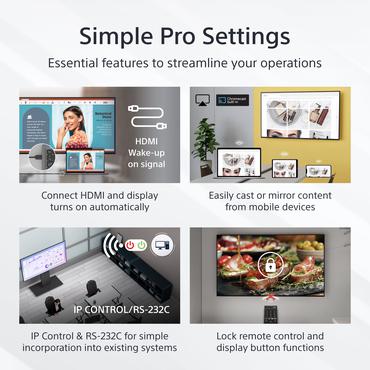 Sony Bravia Professional Displays FW-50EZ20L EZ20L Series