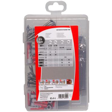 Fischer 553339 skrueanker og vægudtag 40 stk Skrue og vægstiksæt
