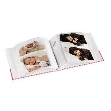 Hama Moni fotoalbum og arkbeskyttelse Lyser&oslash;d, Hvid 200 ark 10 x 15