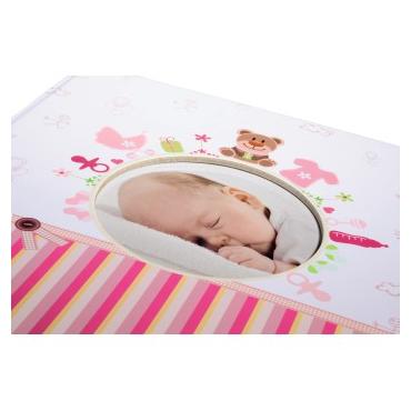 Hama Moni fotoalbum og arkbeskyttelse Lyser&oslash;d, Hvid 200 ark 10 x 15