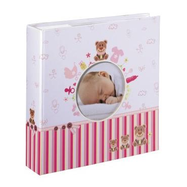 Hama Moni fotoalbum og arkbeskyttelse Lyser&oslash;d, Hvid 200 ark 10 x 15