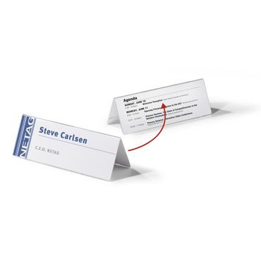 Durable 803519 navneskilt Akryl Rektandel