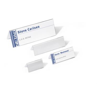 Durable 803519 navneskilt Akryl Rektandel