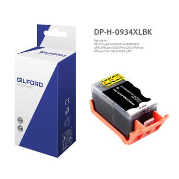 Gilford DP-H-0934XLBK bl&aelig;kpatron 1 stk Kompatibel Sort