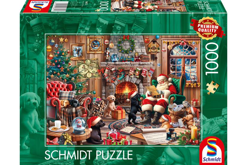 Schmidt Spiele 58872 puslespil 1000 stk Jul