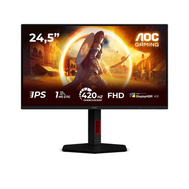AOC G4 25G4KUR computersk&aelig;rm 62,2 cm (24.5") 1920 x 1080 pixel Fuld HD LED Sort, R&oslash;d