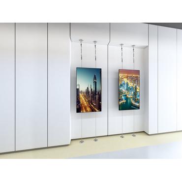 Multibrackets M Pro Series Wire 300 - konsol - f&ouml;r LCD-display - svart