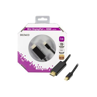 DELTACO DP-HDMI104-K