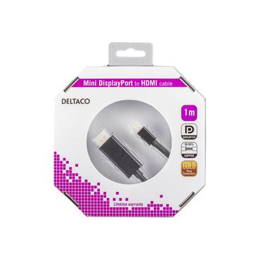 DELTACO DP-HDMI104-K