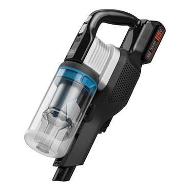 Black & Decker BHFEB520D1-QW stick vacuum/electric broom Battery Dry Cyclonic Bagless Black  Silver  Transparent 2 Ah