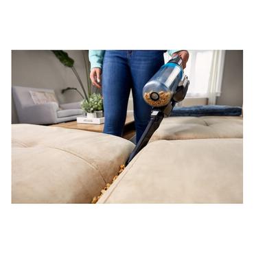 Black & Decker BHFEB520D1-QW stick vacuum/electric broom Battery Dry Cyclonic Bagless Black  Silver  Transparent 2 Ah