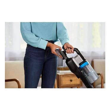Black & Decker BHFEB520D1-QW stick vacuum/electric broom Battery Dry Cyclonic Bagless Black  Silver  Transparent 2 Ah