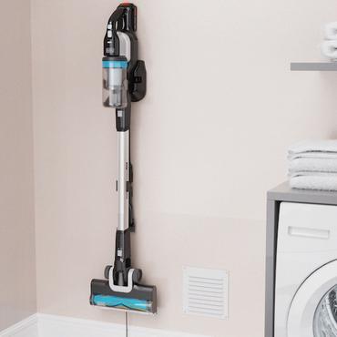 Black & Decker BHFEB520D1-QW stick vacuum/electric broom Battery Dry Cyclonic Bagless Black  Silver  Transparent 2 Ah