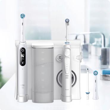 Oral-B iO6 & OxyJet Voksen Roterende, pulserende tandbørste Hvid