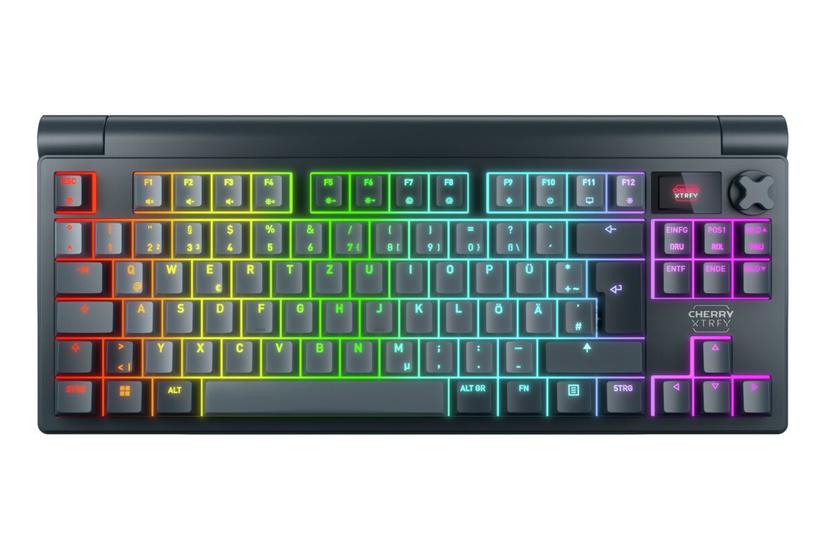 CHERRY XTRFY MX 8.3 TKL Wireless tastatur Spil USB + RF Wireless + Bluetooth QWERTZ Tysk Grå