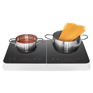 MEDION MD 18493 Sort, Hvid Bordplade 60 cm Zone induktionskogeplade 2 zone(s)