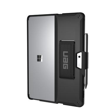 UAG Case for Microsoft Surface Go 3/Go 2/Go [10.5-inch] w/Handstrap - Scout Black - bagsidecover til tablet