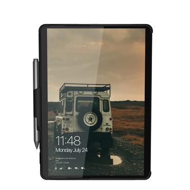 UAG Case for Microsoft Surface Go 3/Go 2/Go [10.5-inch] w/Handstrap - Scout Black - bagsidecover til tablet