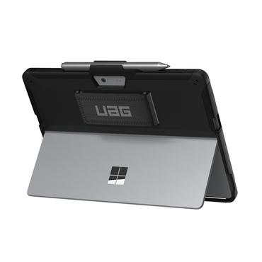 UAG Case for Microsoft Surface Go 3/Go 2/Go [10.5-inch] w/Handstrap - Scout Black - bagsidecover til tablet