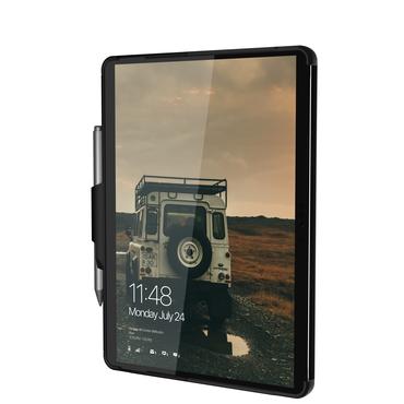 UAG Case for Microsoft Surface Go 3/Go 2/Go [10.5-inch] w/Handstrap - Scout Black - bagsidecover til tablet