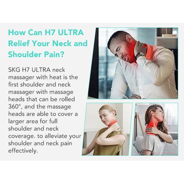 SKG H7 Ultra massageapparat Nakke, Skuldre Grå