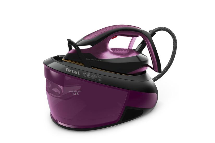 Tefal Express Vision SV8152 2800 W 1.8 L Durilium AirGlide Autoclean soleplate Purple, Black