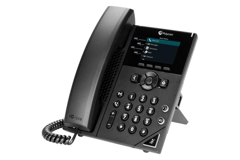 Poly VVX 250 Business IP Phone - VoIP-telefon - 3-riktad samtalsförmåg