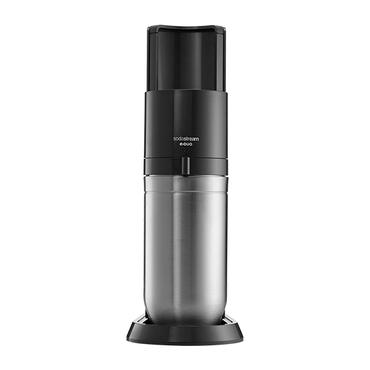 SodaStream E-DUO Metal, Plast Sort, Rustfrit stål