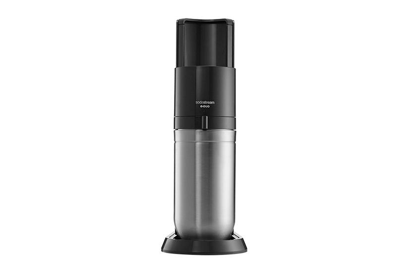 SodaStream E-DUO Metal, Plast Sort, Rustfrit stål
