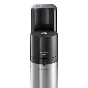 SodaStream E-DUO Metal, Plast Sort, Rustfrit stål