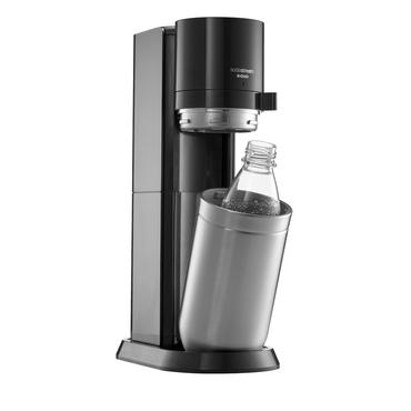SodaStream E-DUO Metal, Plast Sort, Rustfrit stål