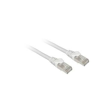 Sharkoon patch nätverkskabel SFTP, RJ-45, med Cat.7a råkabel (vit, 7,5 meter)