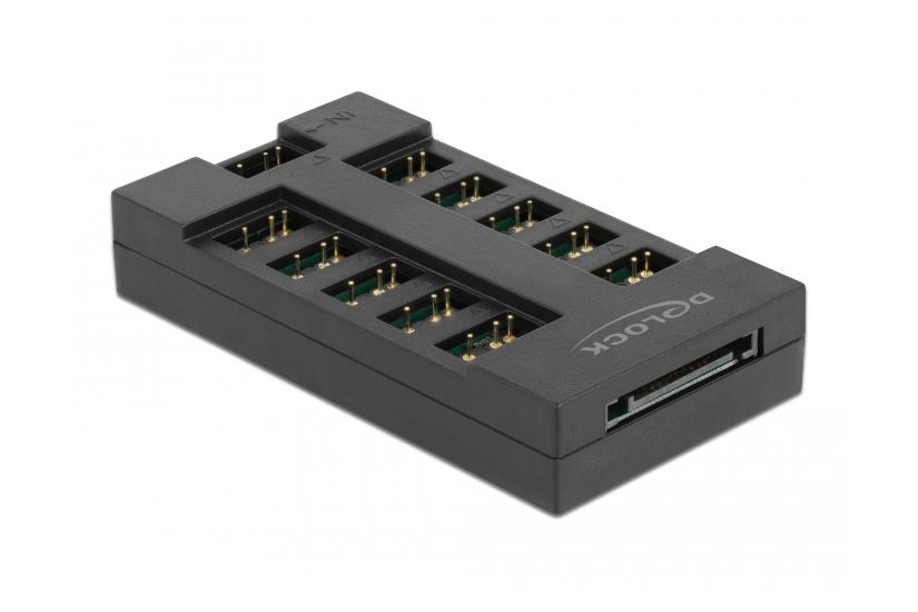 Delock - RGB LED light hub - 10 ports