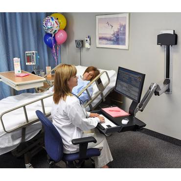 Ergotron StyleView monteringssats - f&ouml;r LCD-sk&auml;rm/tangentbord/mus/streckkodsl&auml;sare/processor - polerat aluminium