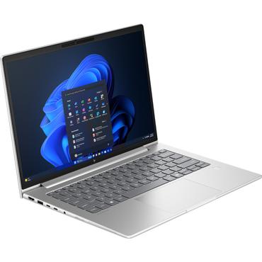 HP EliteBook 6 G1i AI Intel Core Ultra 5 225U Laptop 35,6 cm (14") WUXGA 24 GB DDR5-SDRAM 512 GB SSD Wi-Fi 7 (802.11be) Windows 11 Pro AI PC Sølv