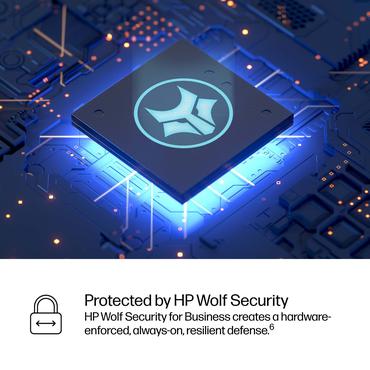 HP EliteBook 6 G1i AI Intel Core Ultra 5 225U Laptop 35,6 cm (14") WUXGA 24 GB DDR5-SDRAM 512 GB SSD Wi-Fi 7 (802.11be) Windows 11 Pro AI PC Sølv