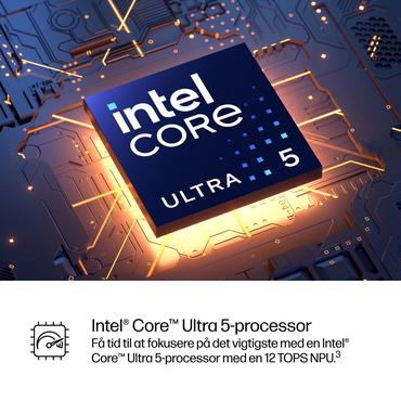 HP EliteBook 6 G1i AI Intel Core Ultra 5 225U Laptop 35,6 cm (14") WUXGA 24 GB DDR5-SDRAM 512 GB SSD Wi-Fi 7 (802.11be) Windows 11 Pro AI PC Sølv