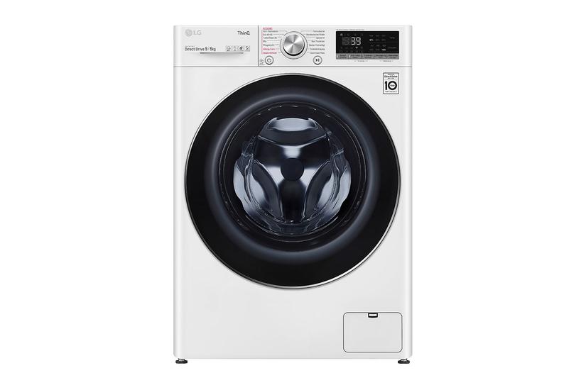 LG V7WD96H1A tvätt-/torkmaskin - frontbetjäning - fristående - vit