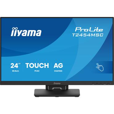 iiyama ProLite T2454MSC-B3AG computersk&aelig;rm 60,5 cm (23.8") 1920 x 1080 pixel Fuld HD LED Ber&oslash;ringssk&aelig;rm Multibruger Sort