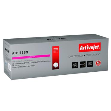 Activejet ATH-533N (erstatning HP 304A CC533A, Canon CRG-718M; Supreme; 3200 sider; rød)