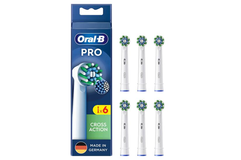 warehouse linden----Oral-B Pro Cross Action Aufsteckb&uuml;rsten 6er-Pack (wei&szlig;)