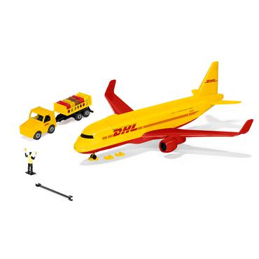 Siku DHL cargo aircraft with accessories Luftfartøj Formonterede