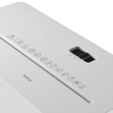 Hama Safe X40-W papirmakulator Krydsmakulering 64 dB 22 cm Hvid