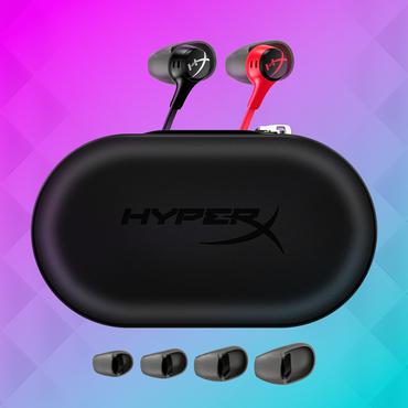 HyperX Cloud Earbuds II - øreproptelefoner med mik.