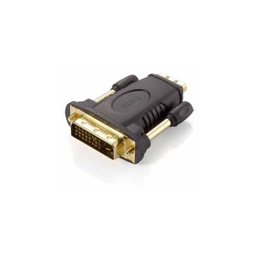 Equip 118908 kabel k&oslash;nsskifter DVI (24+1) HDMI A Sort